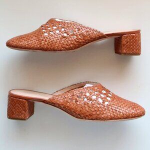 Loeffler Randall Tan Woven Flats